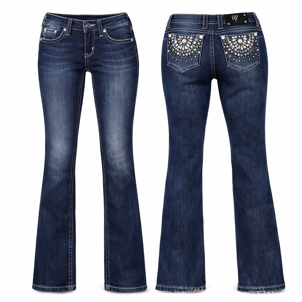 Miss Me Jeans Womens 27 Signature-Rise Skinny Rhinestone DREAMCATCHER WHISKERING